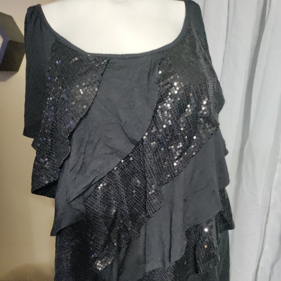 14th Place - Soft and Comfy Black Blouse - Picture 1 of 8